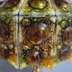 Felipe Derflingher table lamp, amber 1960,70