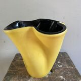 Elchinger corolla vase Yellow and black