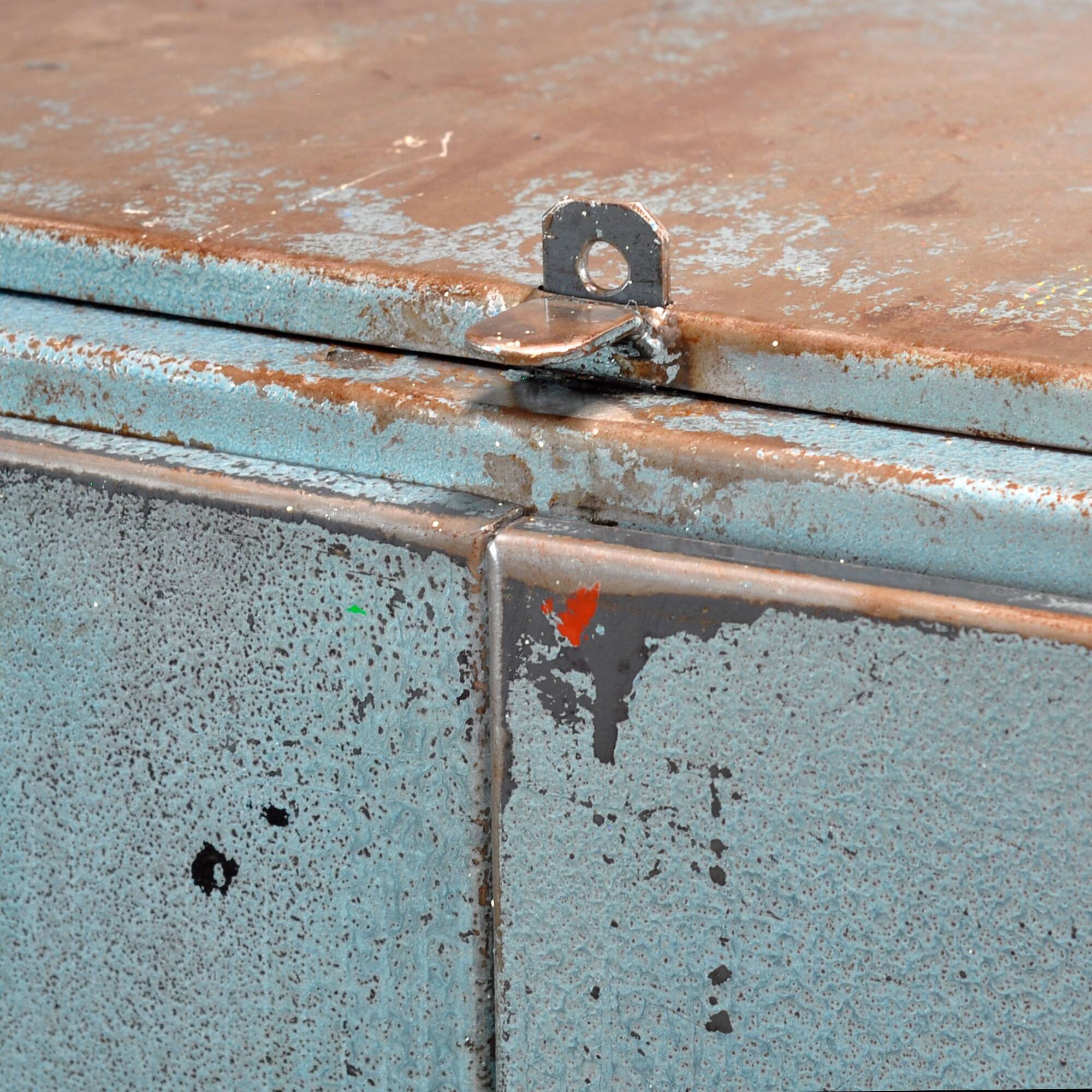 Iron industrial cabinet, 1970s