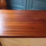 Sideboard with compass feet in wood and formica