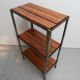 Table d’appoint métallique industrielle