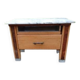 Wood and marble kitchen chopping board