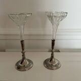 Pair of small vases/candleholders