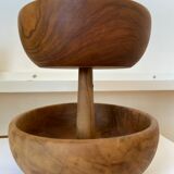 Wooden fruit cup