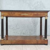 Large Empire period mahogany console table