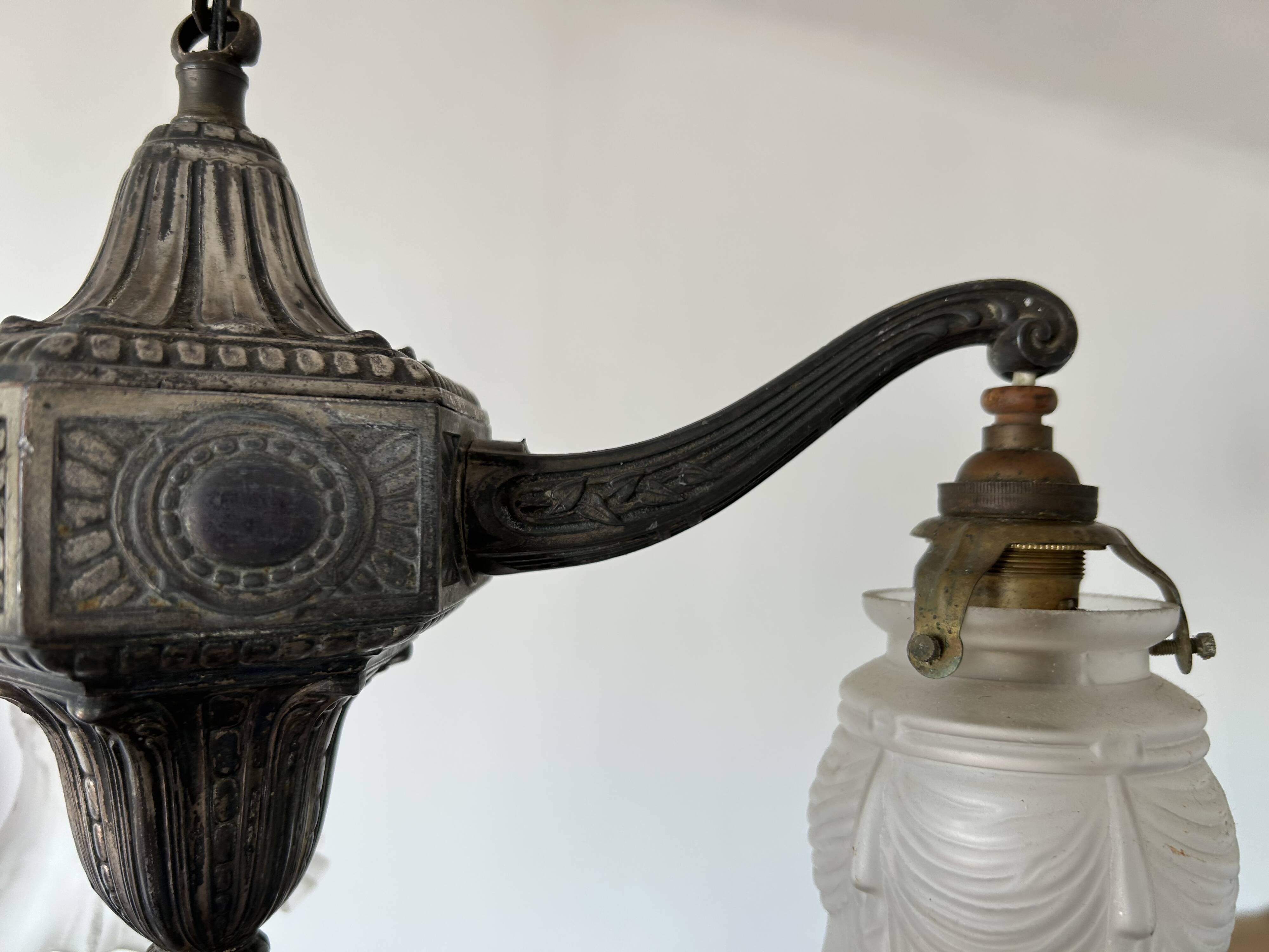 Antique Art Deco chandelier