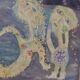 Original Swedish Oil on Canvas – “Figures” by JZON – Vintage, Framed