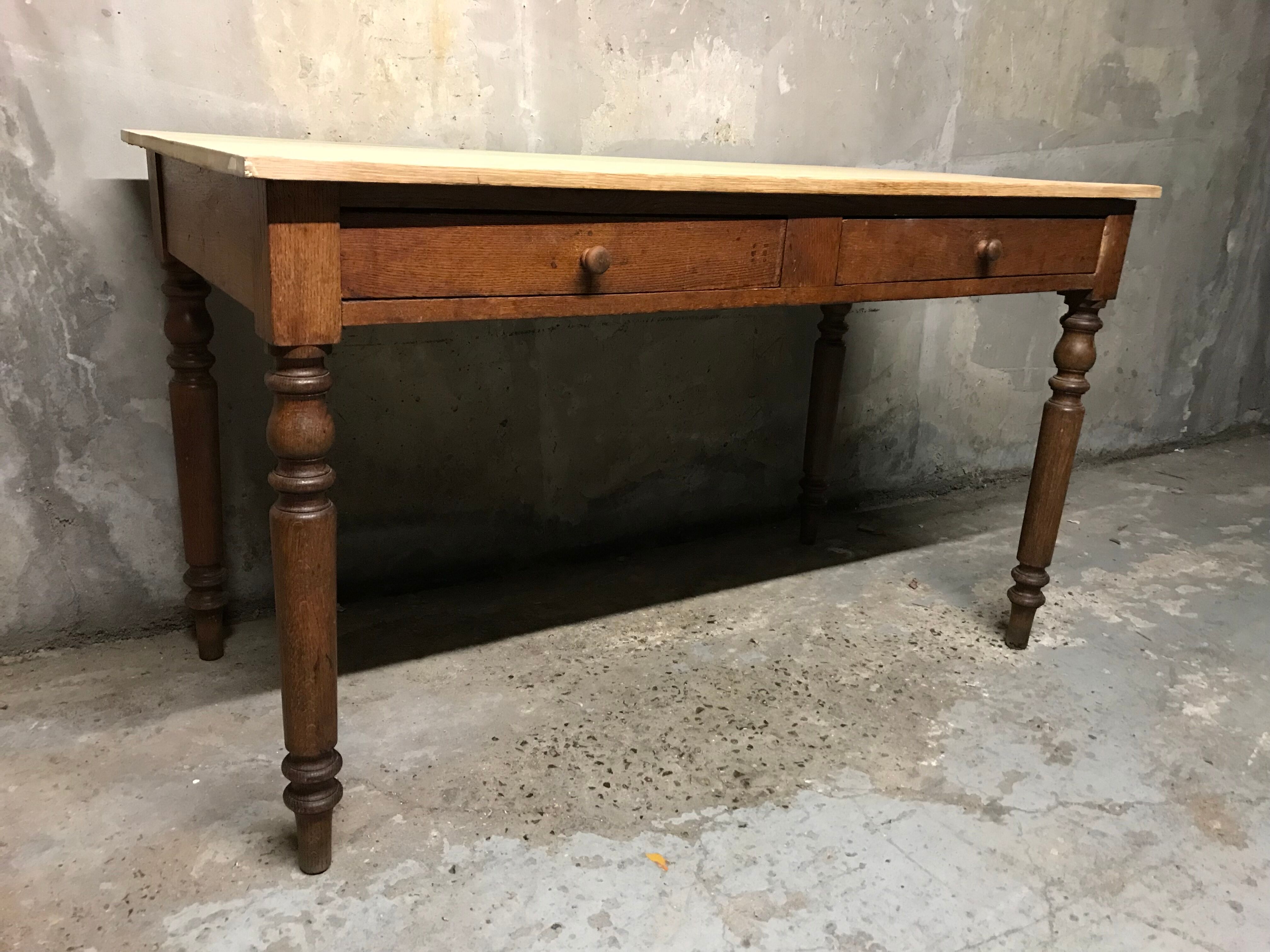 Dining room table / Office old oak