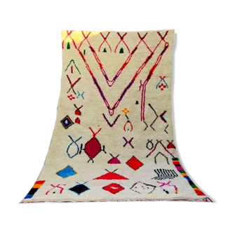 Tapis berbère marocain coloré 286 x 150cm