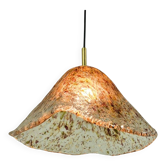 Handcrafted Murano glass pendant lamp, Italy 1960s