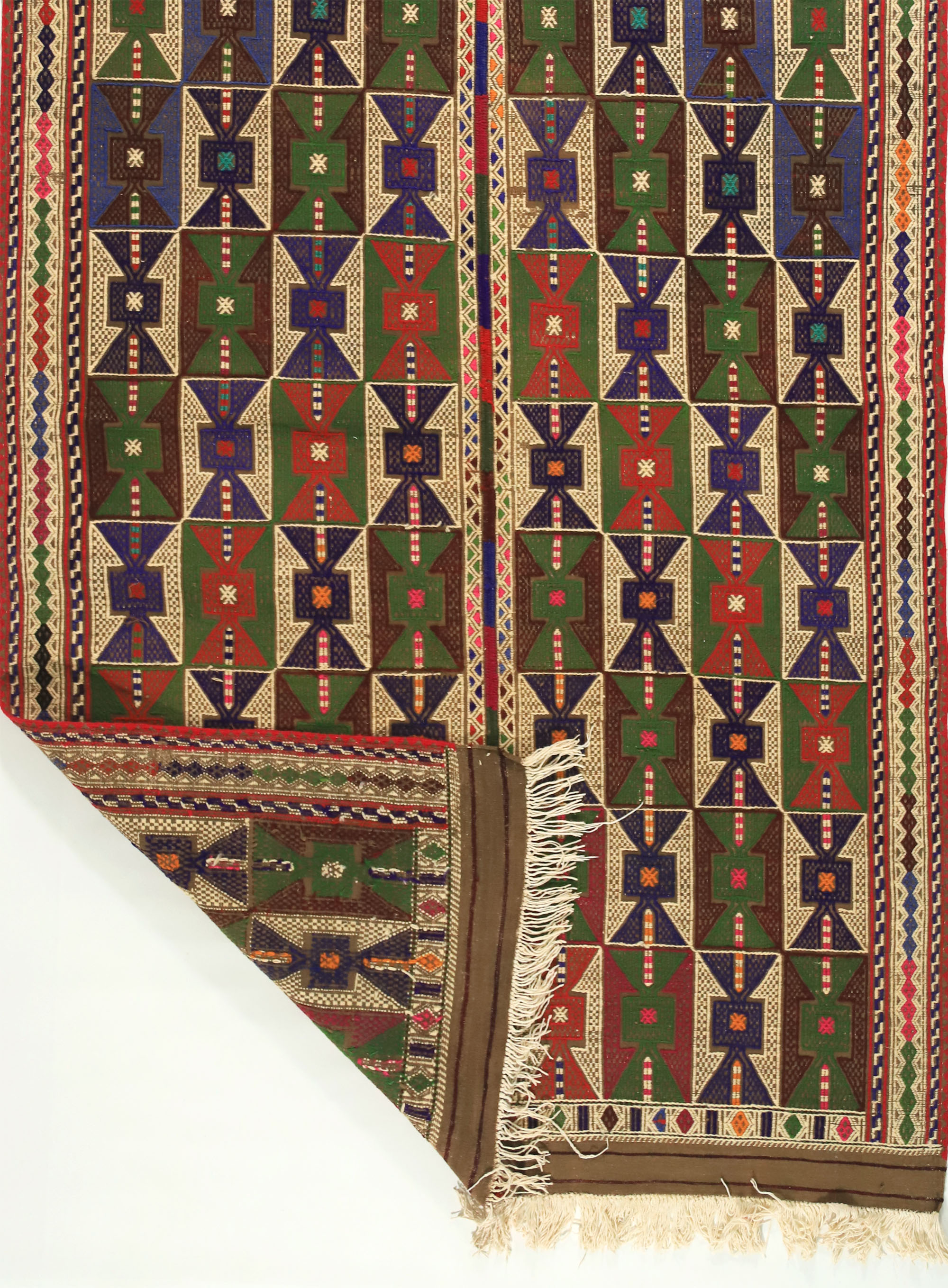 Anatolian handmade kilim rug 257 cm x 150 cm