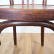 Lot de chaises bistrot en bois vintage