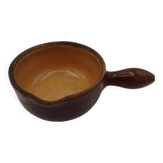 Terracotta fondue pot