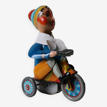 Jouets mécaniques  vintage ‘JW /Germany Western’ garçon au tricycle