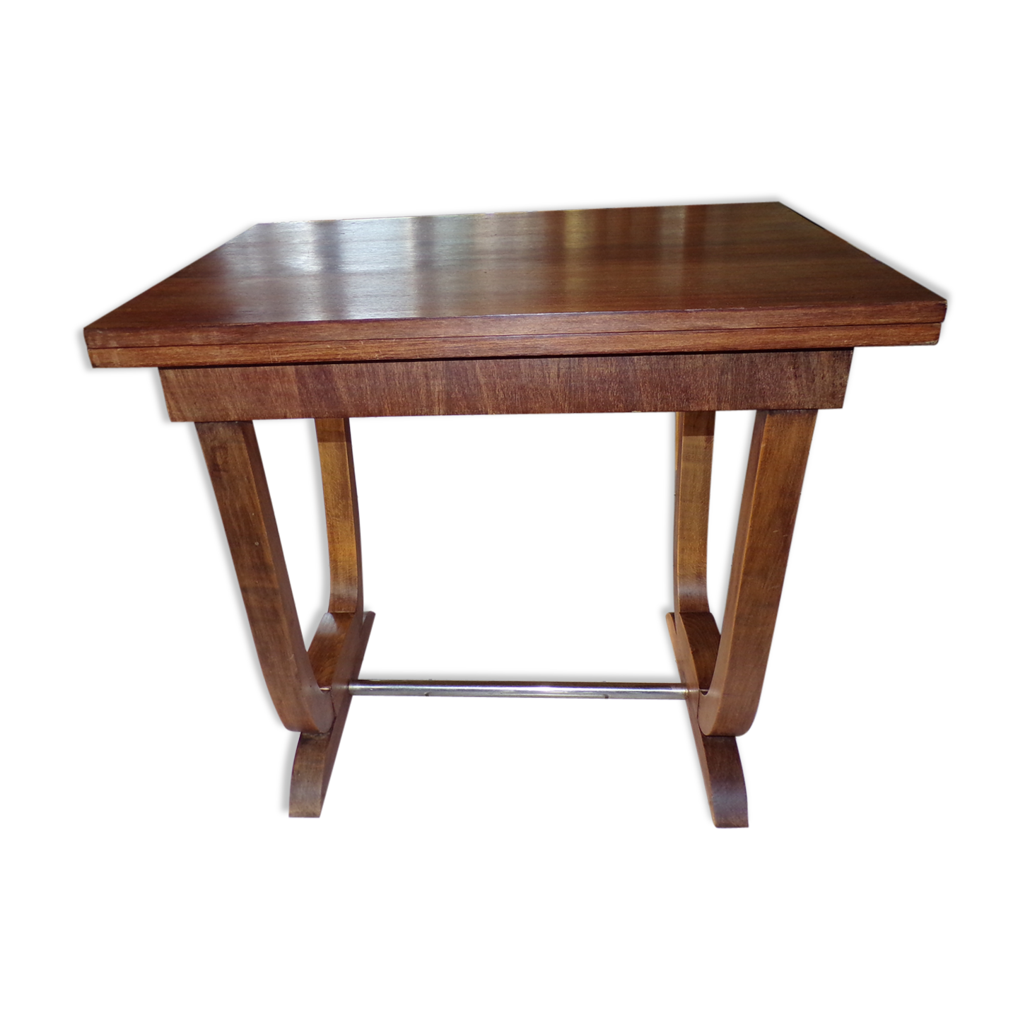 Art deco 1930s pine table