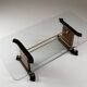 Brass and glass coffee table, 1970s