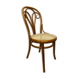 Curved wooden dining chair by Löbl Wieisskirchen