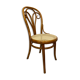 Curved wooden dining chair by Löbl Wieisskirchen