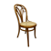Curved wooden dining chair by Löbl Wieisskirchen