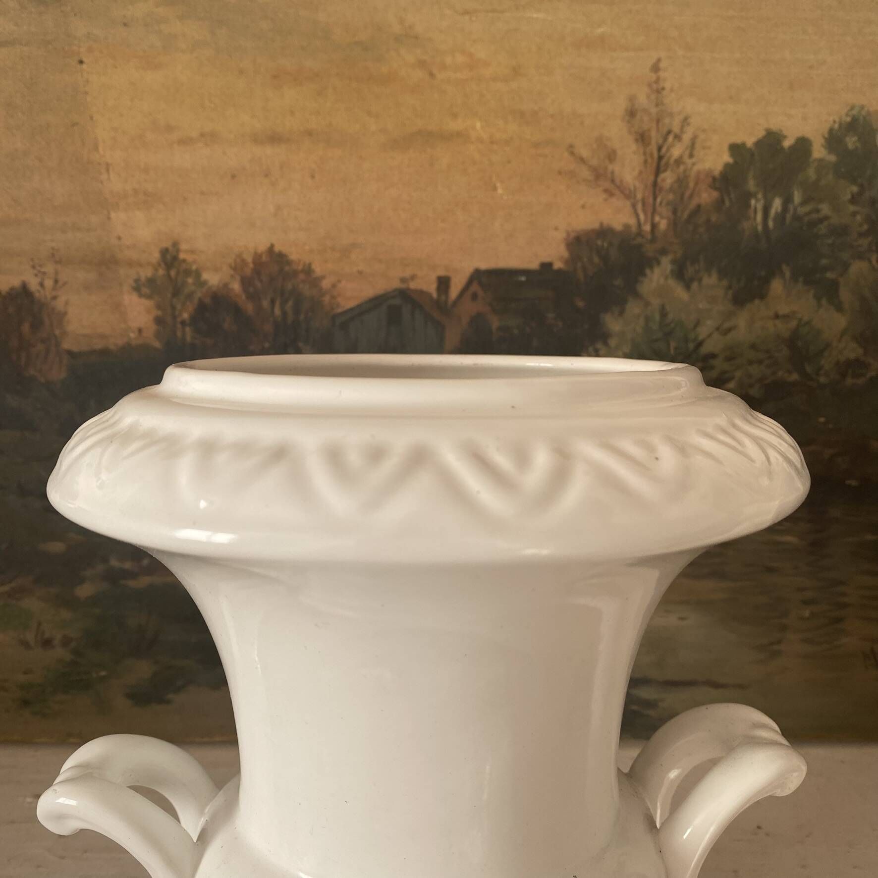 Jardinière Médicis , vase  en céramique Italy 26 cm