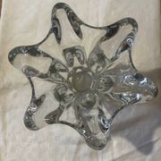 "Giraffe" vase in crystal – Vannes Crystal Works – 26.5 cm