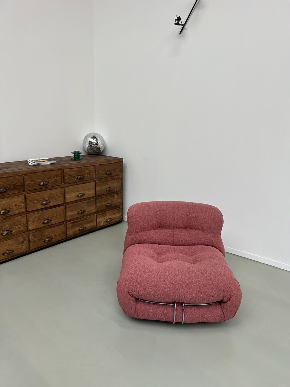 Armchair Soriana Afra and Tobia Scarpa 60s Cassina