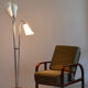 Restored ArtDeco Floor Lamp, Chrome-plated Steel, Czechia, 1930s