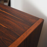 Bibliothèque en palissandre, design danois, années 1970, production: Hundevad