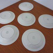Swedish Stoneware Koka Plates by Hertha Bengtson for Rörstrand, 1960s, Set of 6