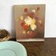 Bouquet painting signed Robert Cox 20X25 cm