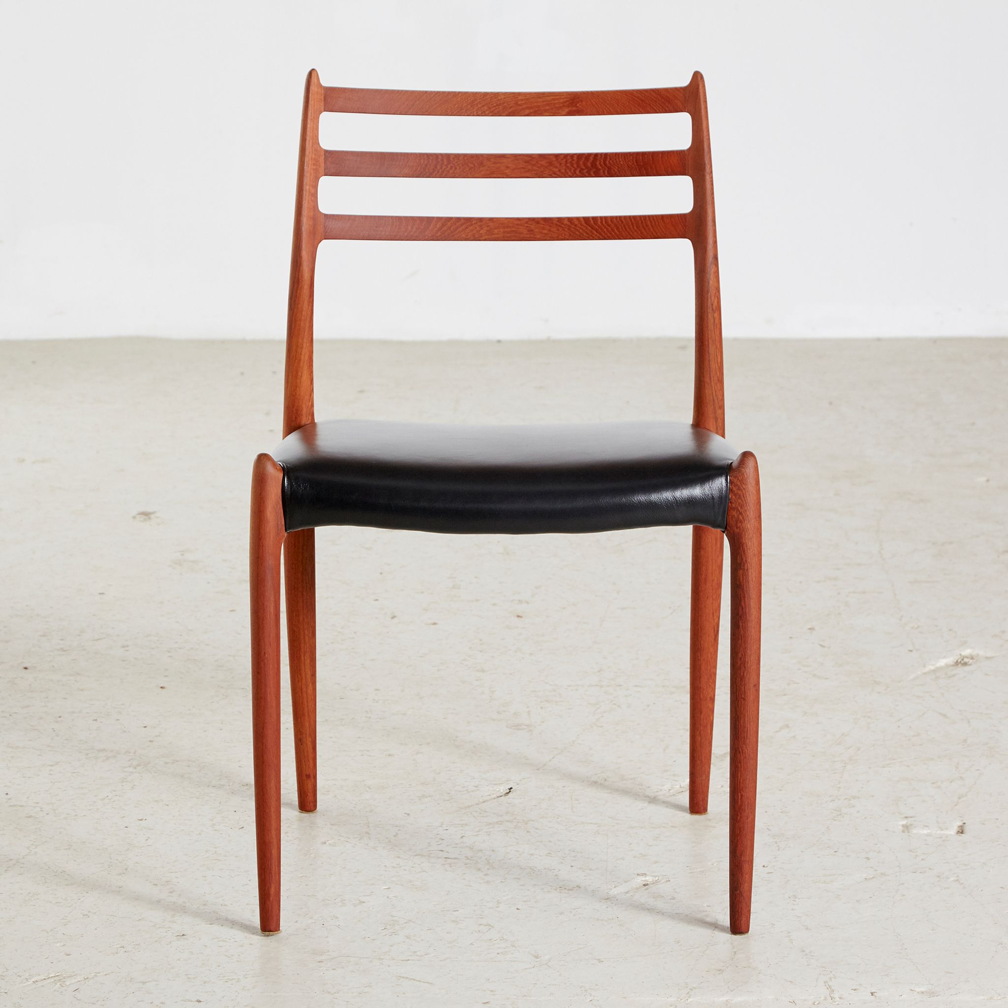 Model 78 dining chairs by Niels O. Møller for J.L. Møllers