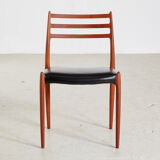 Model 78 dining chairs by Niels O. Møller for J.L. Møllers