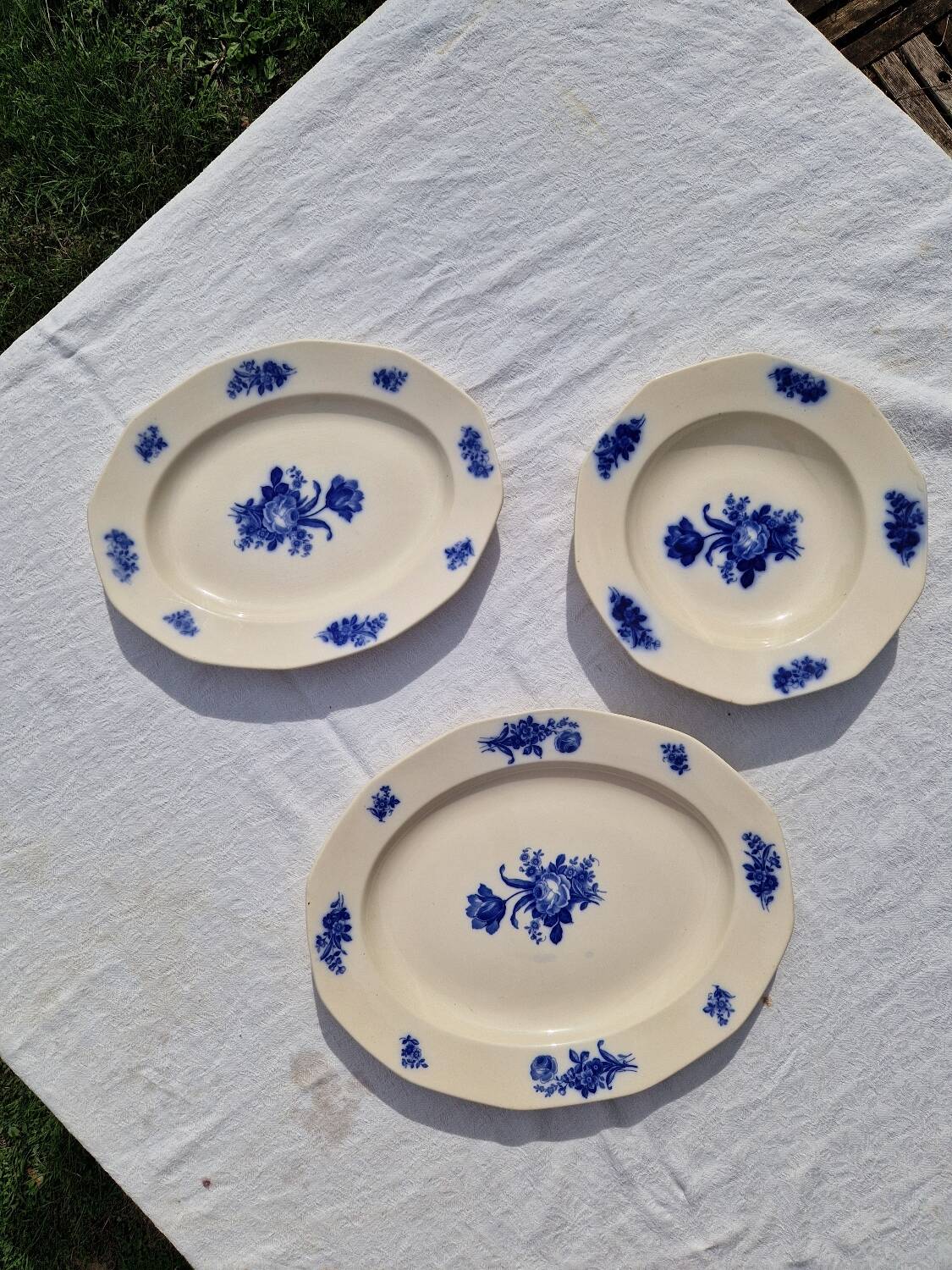 Set Of 3 Villeroy And Boch Mettlach Dish