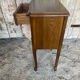 Antique nightstand louis xv style wood drawer + vintage case