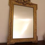 Louis XVI style pedimented mirror