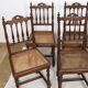 Chaises cannées, style Louis XIII