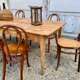 Large bistro table old farmhouse table solid wood Length 200 x Width 98 cm