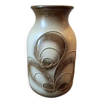 Vase céramique. Ouest allemand. German Bay de Ransbach. Années 70