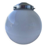 Vintage Bistro Chandelier - Opaline Globe - 1960-70