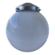 Lustre Bistrot vintage - Globe opaline - 1960-70