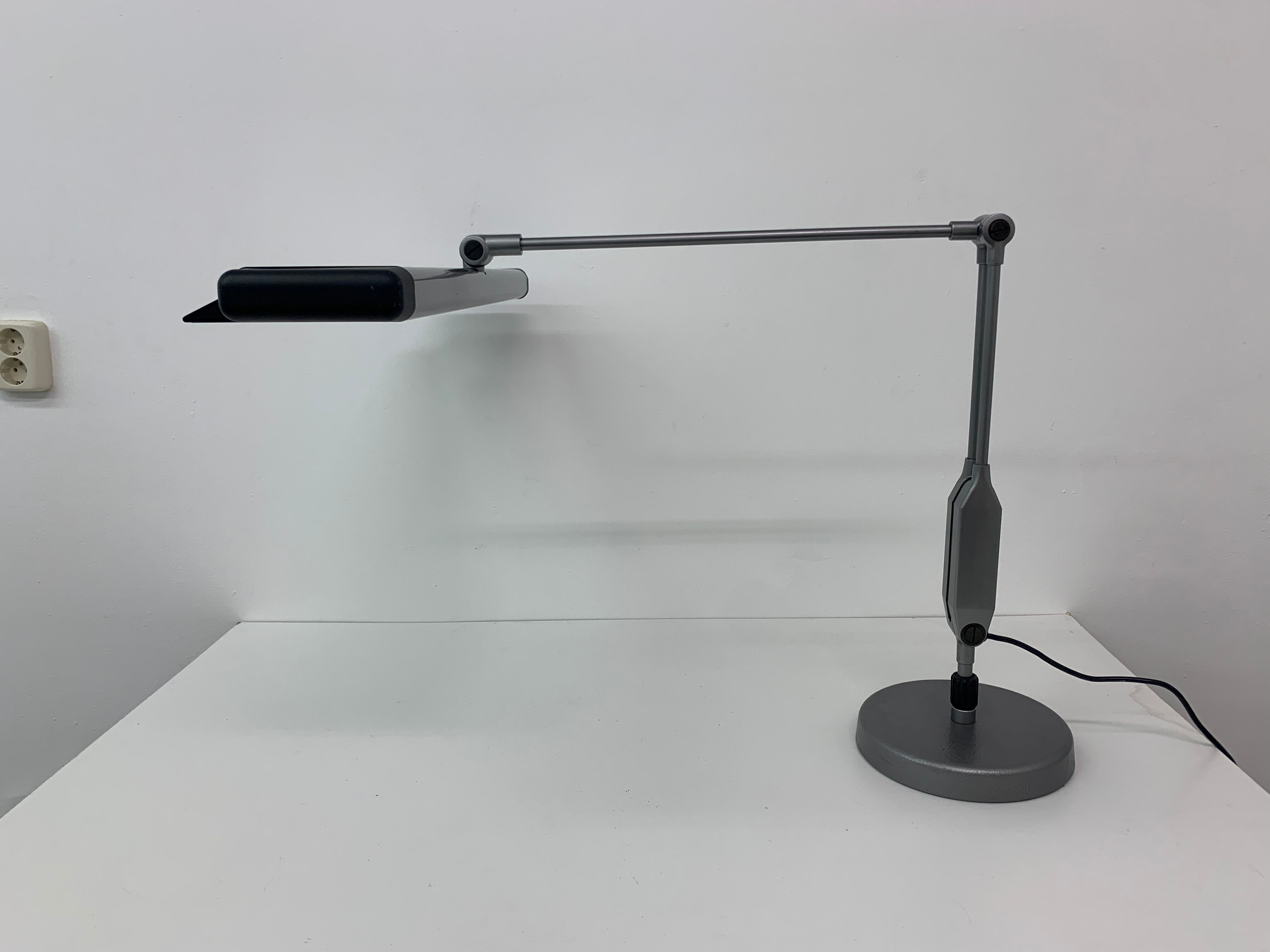 Post modern large desk lamp , 1980's