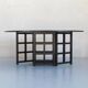 Black-stained ash table by Charles R. Mackintosh, Cassina Italy
