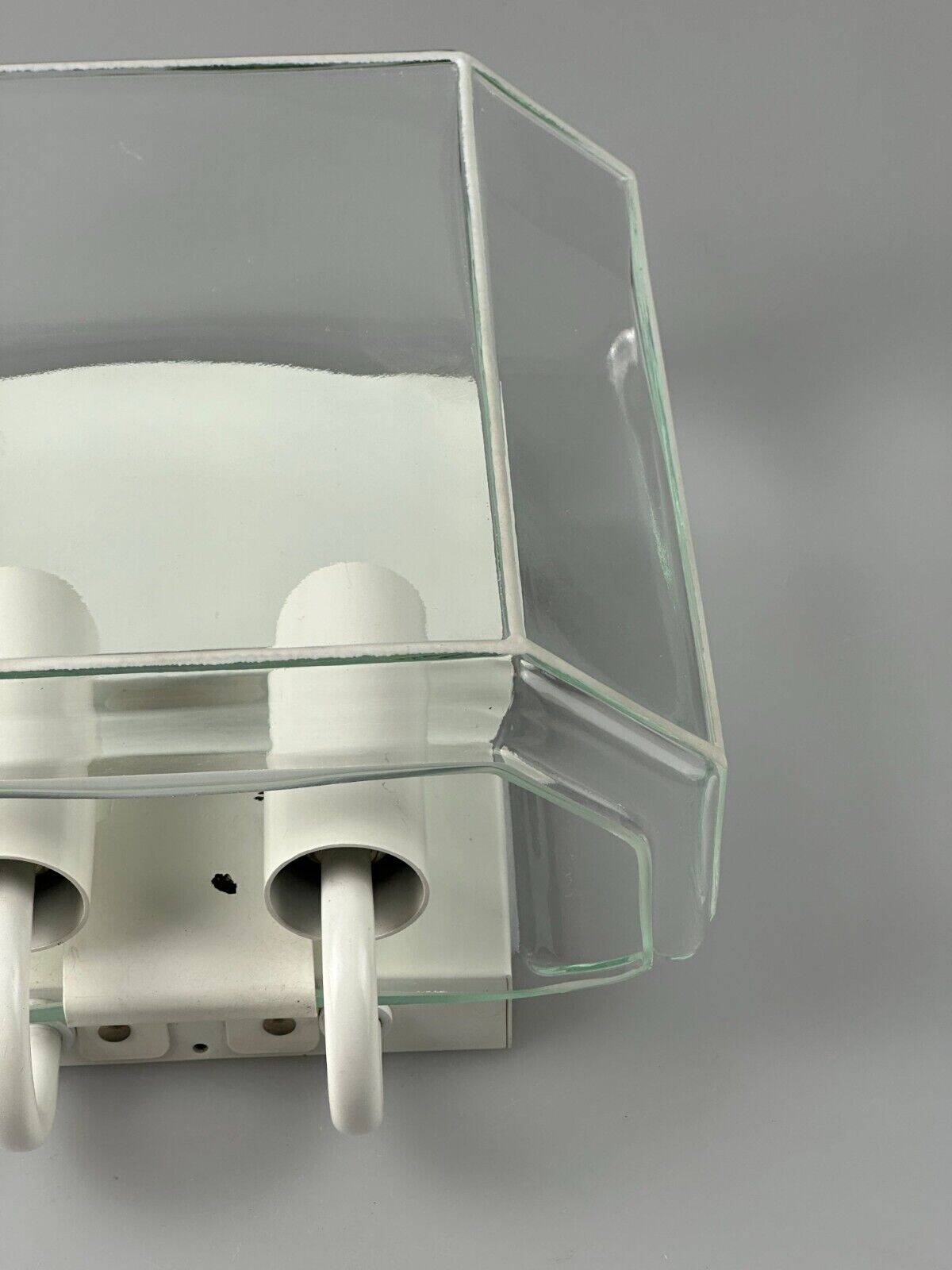 60s 70s wall lamp Glashütte Limburg Germany Glass & Metal Age Design