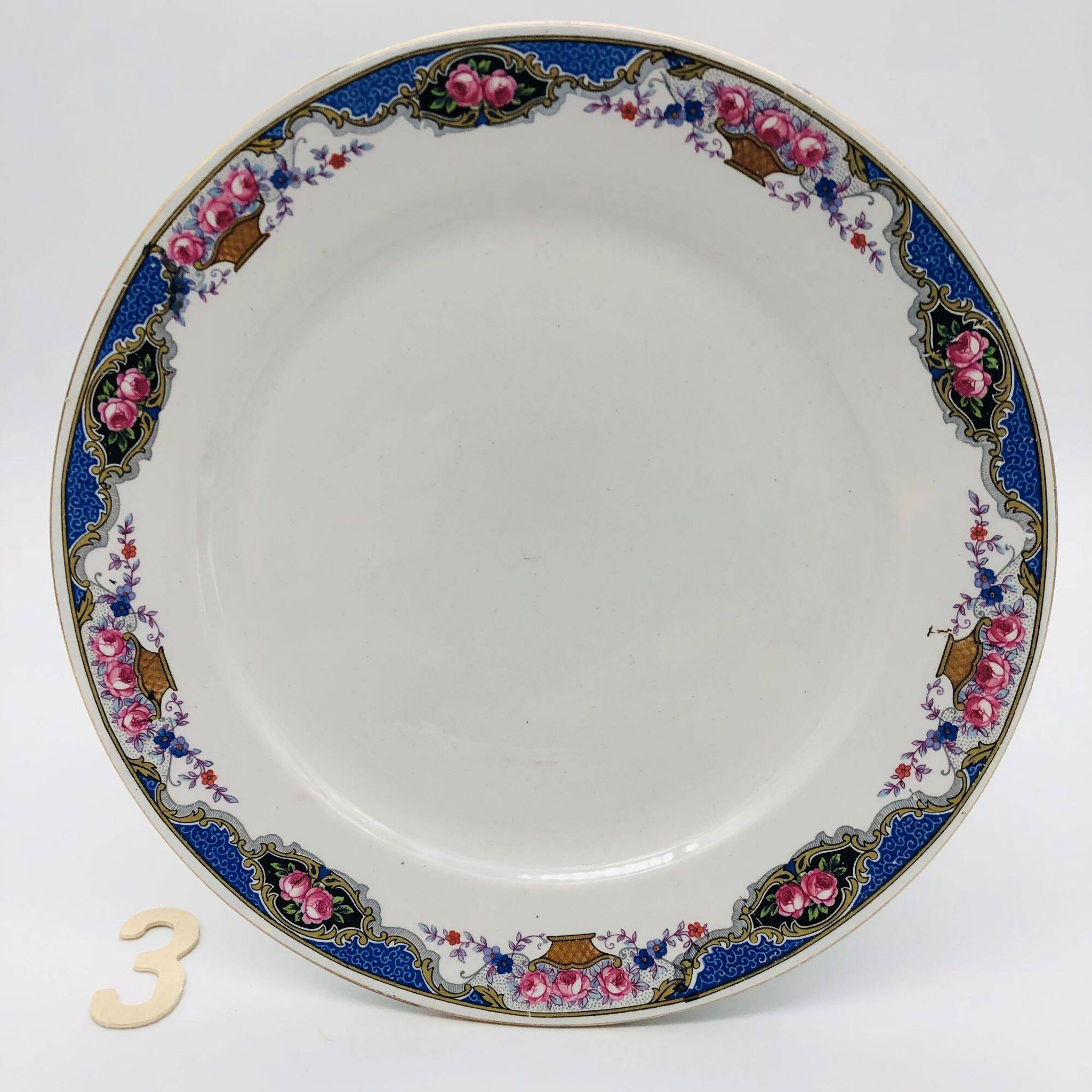 6 dessert plates "Sarreguemines & Digoin".
