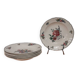 Lot de 6 assiettes creuses en céramique « villeroy et boch » "alt strassburg"