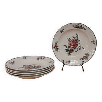 Set of 6 ceramic soup plates “villeroy and boch” “alt strassburg”