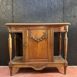 Oak serving trolley