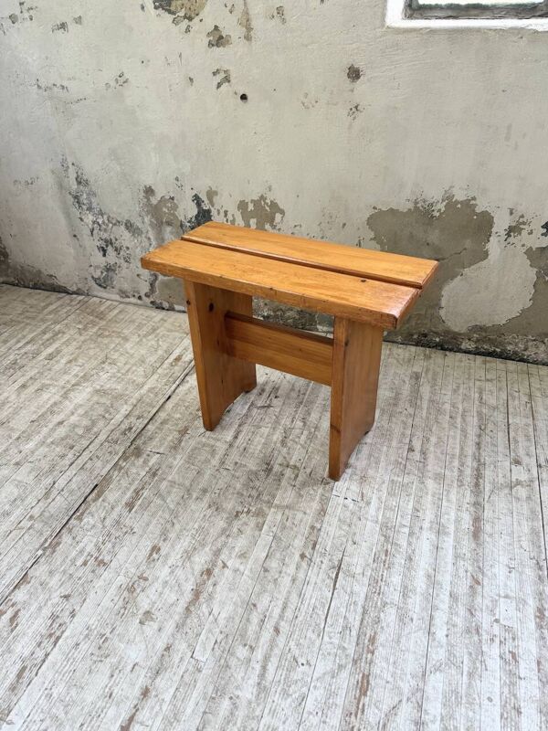 Tabouret, mobilier de montagne, 1970