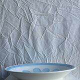 Large fruit bowl, classic French glass dish