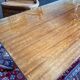 Vintage Scandinavian style teak coffee table with compass legs and glass top - 60s
